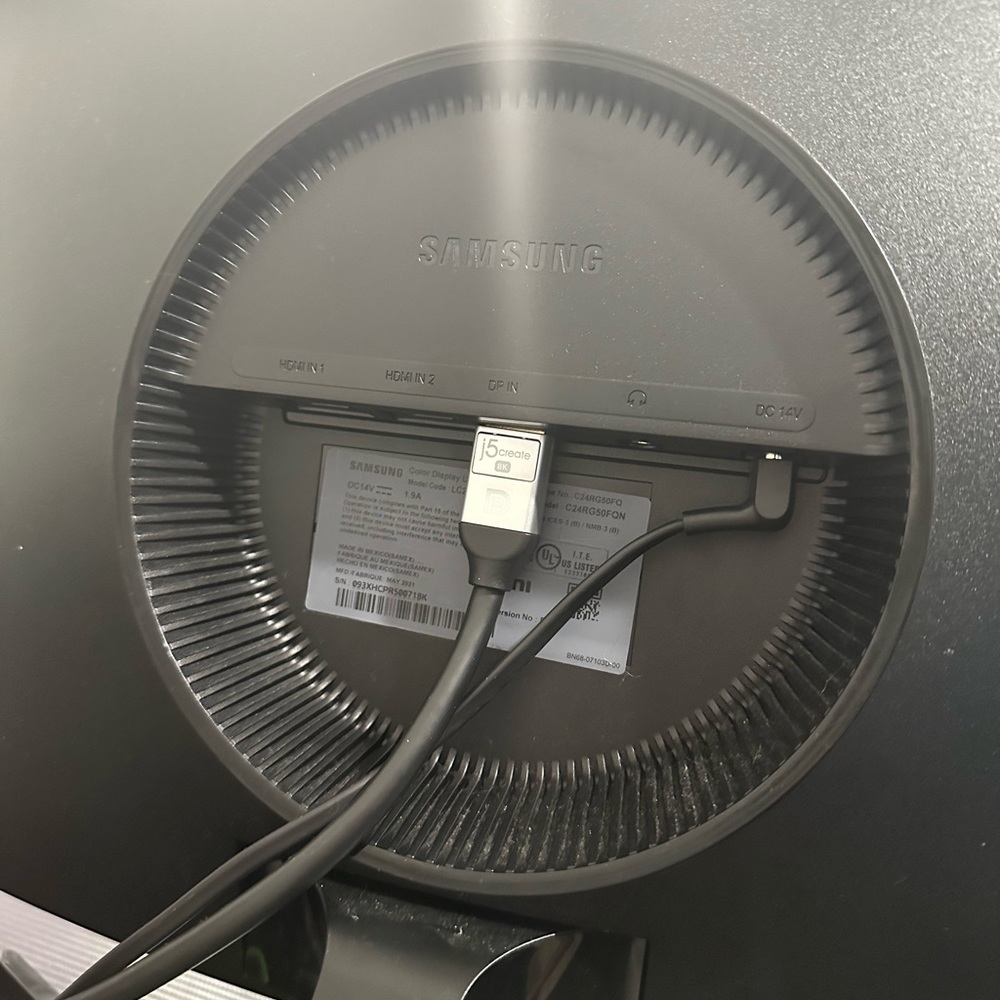 Samsung crg5 24 inch monitor